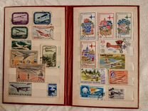 Подборка почтовых марок (авиация)