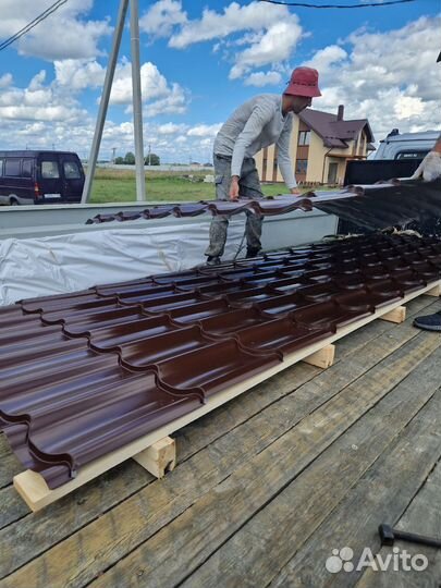 Металлочерепица серая