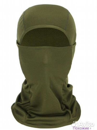 Балаклава зимняя мультикам,олива,мох