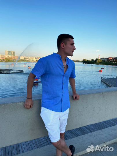 Рубашка + шорты мужской,новый