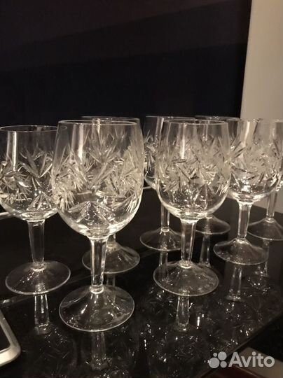 Хрустальные фужеры СССР