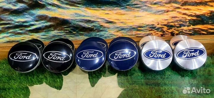 Колпачки литых дисков Ford 54мм 60мм