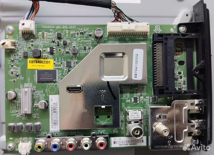 Основная плата, блок питания ЖК- (TV) LG 32LJ500U