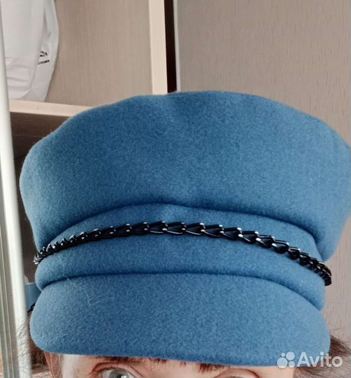 Кепка женская драповая