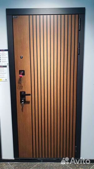 Дверь входная коричневая шумо-изоляционная Шторм