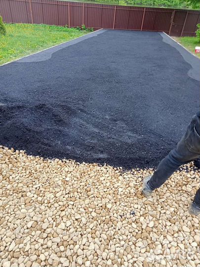 Укладка брусчатки. асфалтирование дарогу