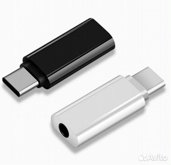 Переходник с Type-C OTG для наушников 3,5 мм