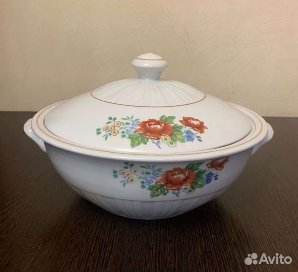 Сервиз столовый фарфор Корея dprk