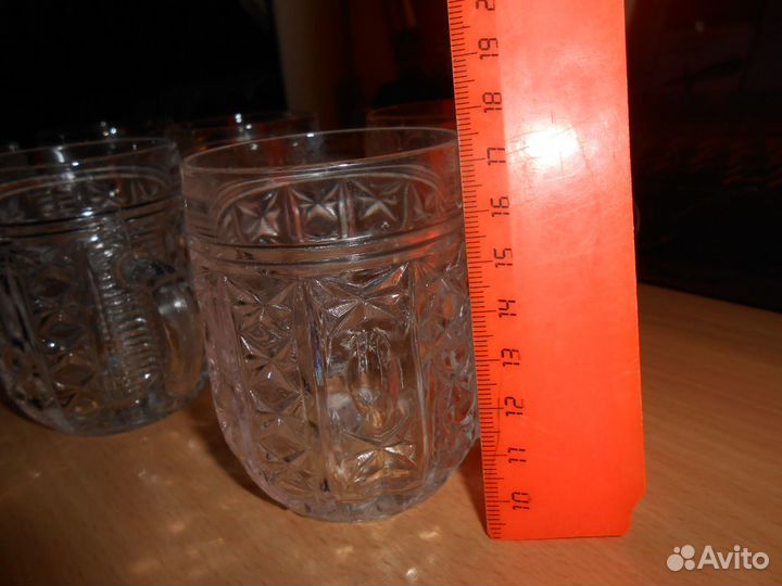 Кружки хрусталь 6 шт