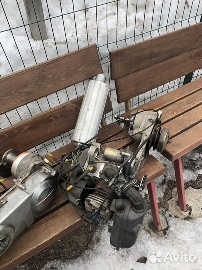 Двигатель на скутер 2т
