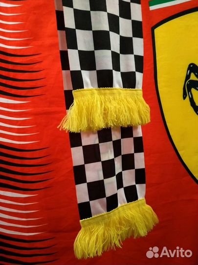 Винтажный шарф Scuderia Ferrari