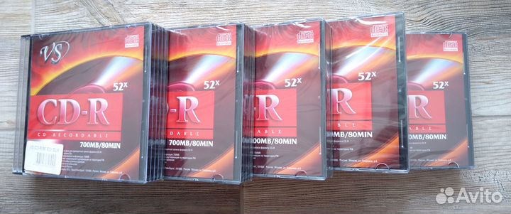 Диски CD-R VS 700Mb/80Min 52x