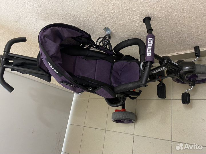 Трехколесный велосипед коляска