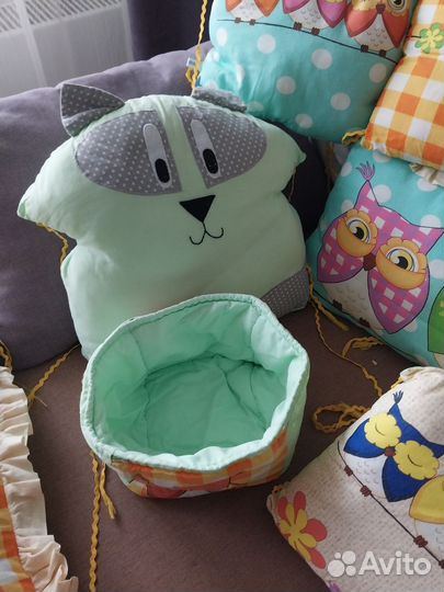 Бортики в детскую кроватку