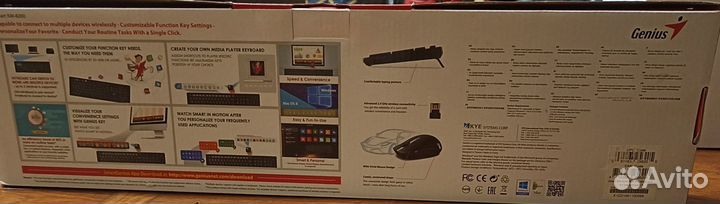 Клавиатура+мышь беспроводная Genius smart KM-8200