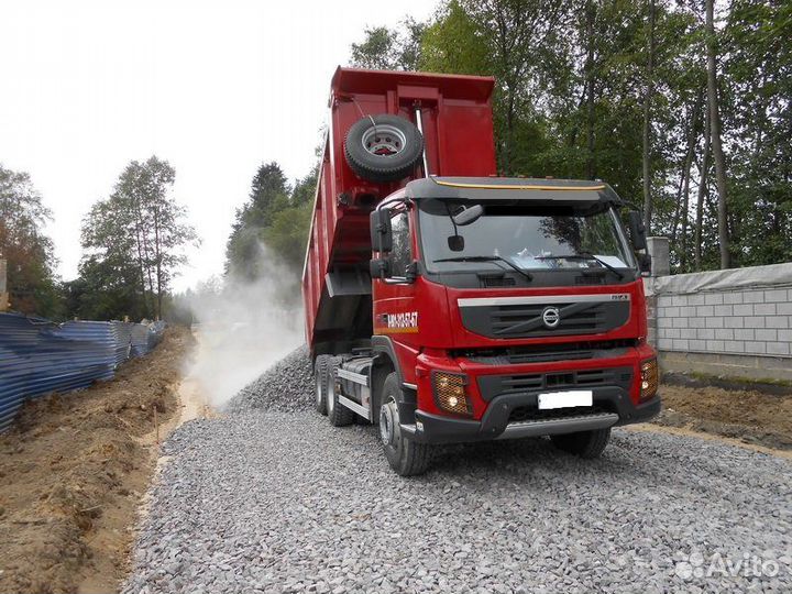 Щебень, песок, щпс, отсев с доставкой
