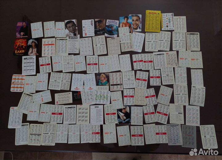 Карманные календарики СССР 300