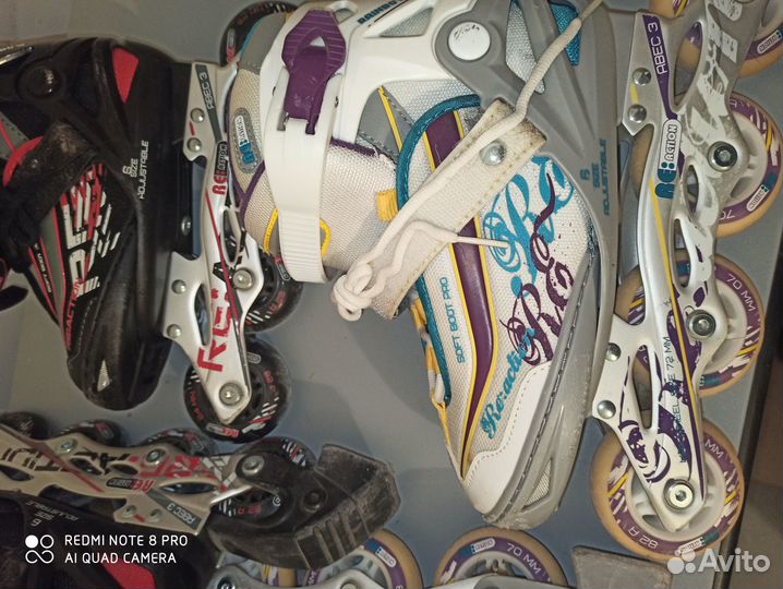 Роликовые коньки reaction