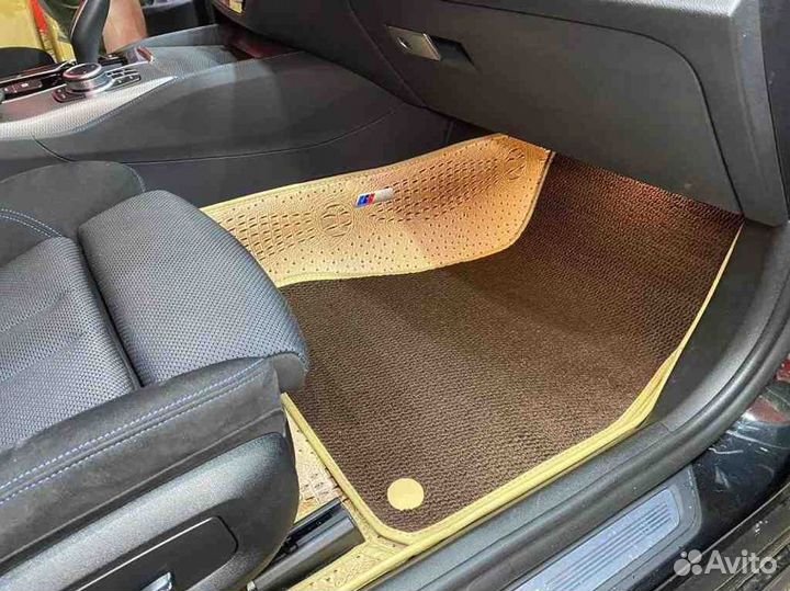 3Д коврики из экокожи BMW 5 G30 2021