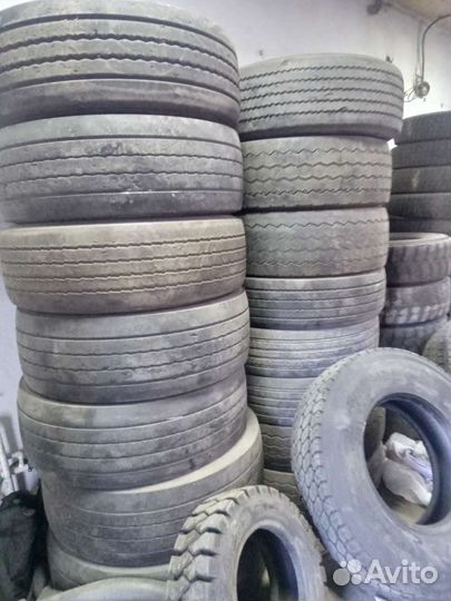 Krone 385/65R22.5 б/у шины на прицеп