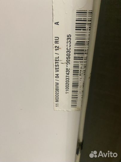 Холодильник Vestel MDD238VW