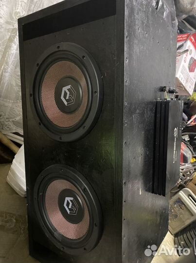 Сабвуфер урал + моноблок 1.500