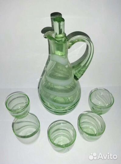 Штоф Графин СССР цветное стекло