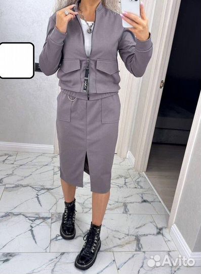 Костюм двойка 44-54р, 4 цвета