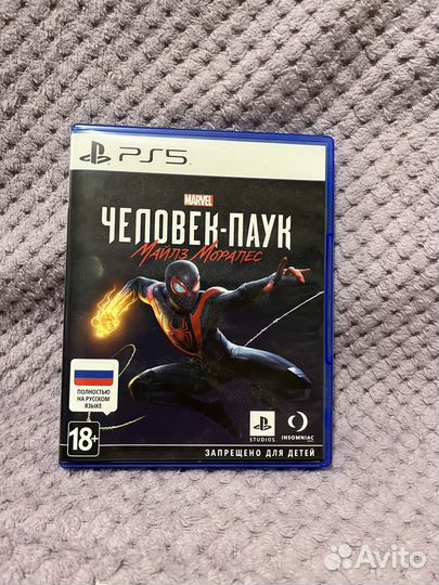 Игры для приставок ps5 Человек паук Майлз Моралес
