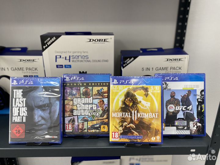 Игры PS4. Gta5, God Of War, Hogwarts, UFC и т.д