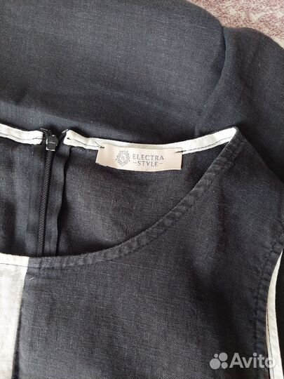 Платье лен 100%