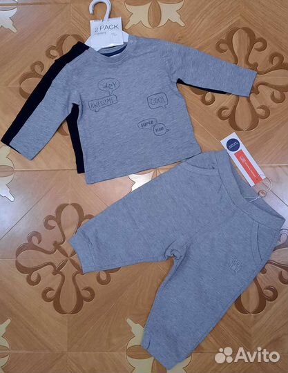 Р.68,74,80см Брендовая одежда на мальчика. Италия