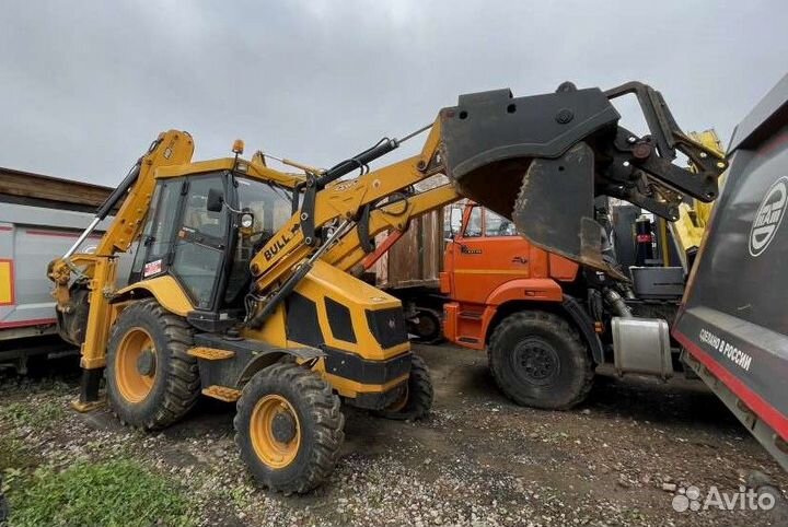Экскаватор-погрузчик Bull HD 100, 2023