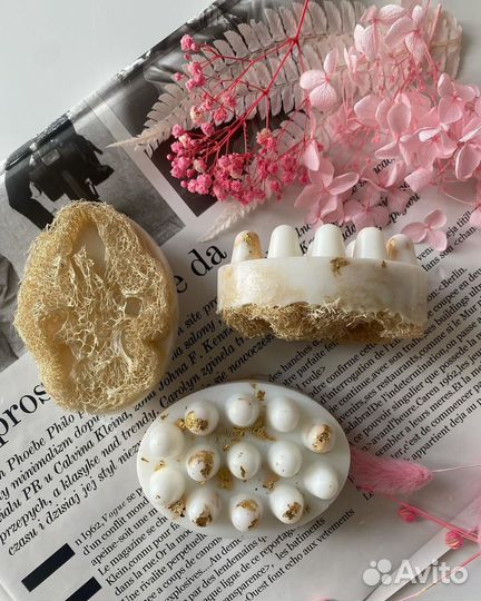 Массажное мыло с люфой опт розница