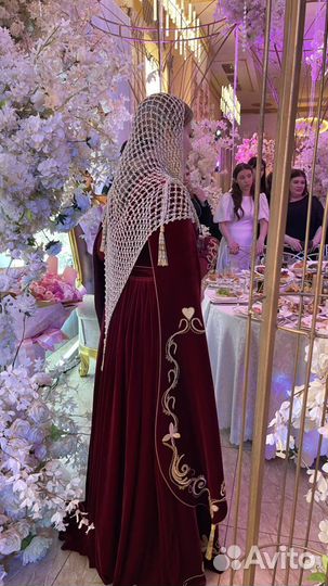 Вязаная косынка/платок