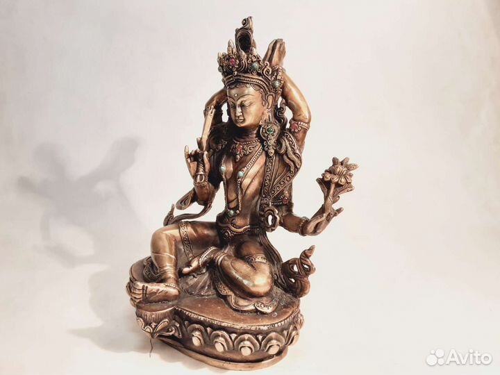 Будды. Бронза. Тибет. Редкие. Большие с бусинами