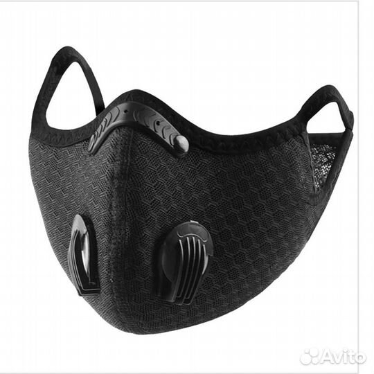 Спортивная маска с клапанами выдоха batfox KN95