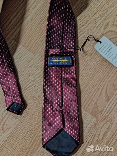 Галстук, платок, запонки. Набор