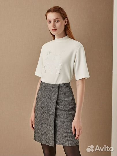 Юбка на запах Massimo Dutti ru 40 eur 34