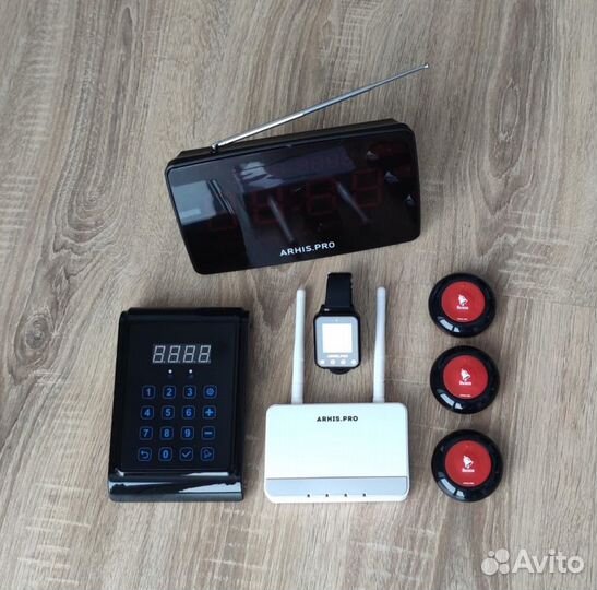 Система вызова персонала беспроводная - комплект