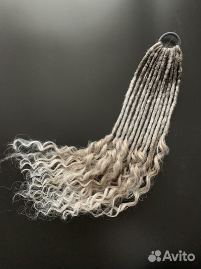 Резинки для волос с дредами и локонами