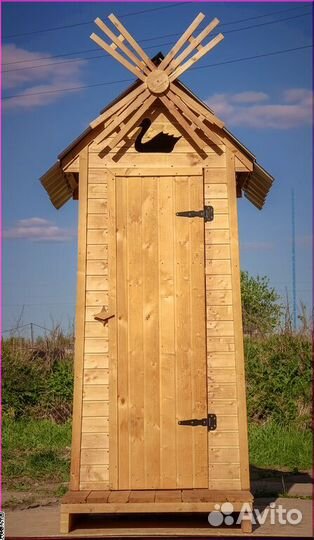 Дачный туалет с установкой SKU002