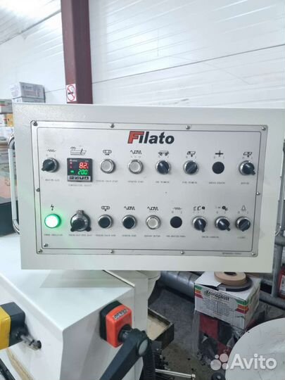 Кромкооблицовочный станок с прифуговкой бу