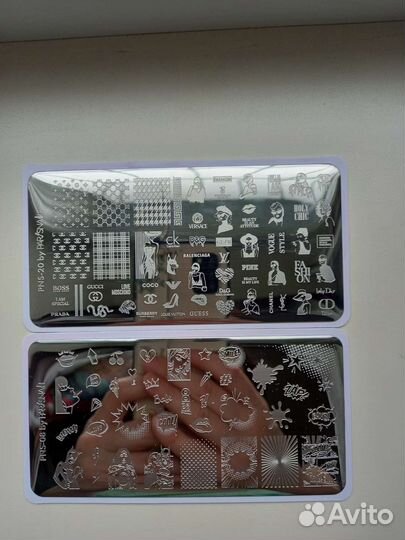 Пластины для стемпинга Paris Nail, лаки д/стемпинг