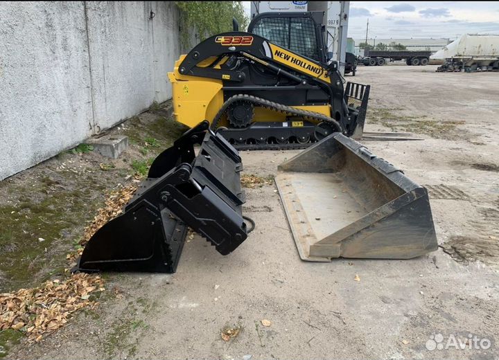 Ковш челюстной на мини погрузчик