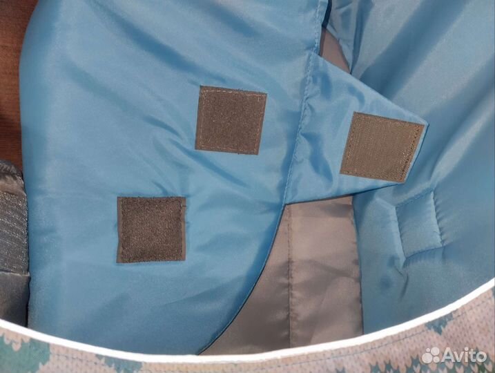 Сиденья на санки новое розового и синего цвета