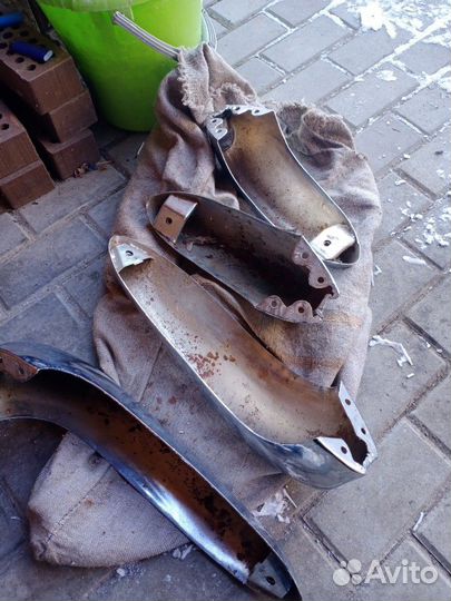 Хромированные клыки для 24 волги