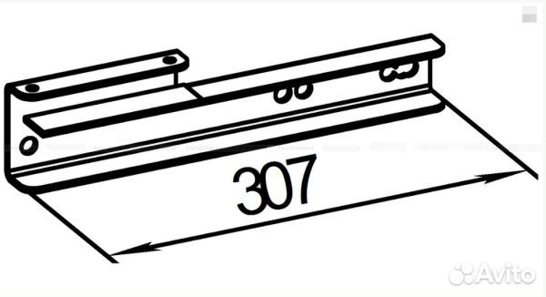 Кронштейн крепления правого крыла мзса 81771G (01