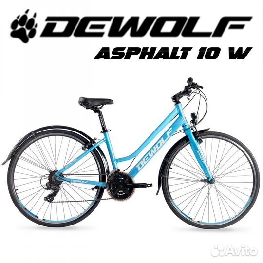 Велосипед женский DeWolf Asphalt 10 W, (Рама: 14