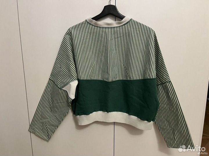 WOS женская рубашка 44 46 полосатая толстовка